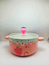 Kawaii Fruit Ceramic Ramen Bowl with Lid & Handles| 1000ml Soup & Noodle Pot