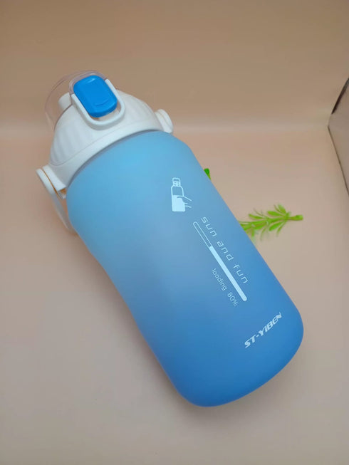 Gradient Sports Water Bottle - 1000ml Frosted Large Capacity Gym Flask