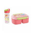 Cute Cartoon Bento Lunch Box with Matching Water Bottle Set | Leak-Proof Kids School Tiffin Box with Spoon