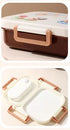 Cute Bento Lunch Box for Kids | 2-Compartment Leakproof Food Container with Spoon