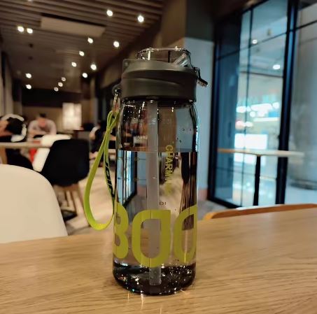 1L Tritan Sports Water Bottle with Straw & Strap | Leakproof