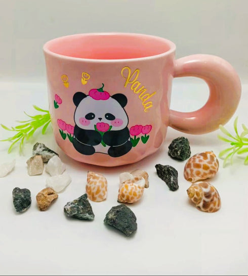 Cute 3D Ceramic Panda Mug