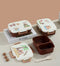 Cute Bento Lunch Box for Kids | 2-Compartment Leakproof Food Container with Spoon