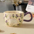 3D Embossed Rabbit Ceramic Coffee Mug