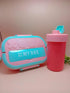 Bento Lunch Box and Water Bottle Combo Set | Leak-Proof 3-Compartment School Tiffin Box