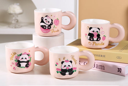 Cute 3D Ceramic Panda Mug