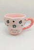 Kawaii Ceramic Animal Mug with Twisted Handle