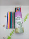 48-Piece Hexagonal Colored Pencil Set with Cylinder Storage Case - Dinosaur Series