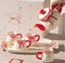 Luxury Ribbon Ceramic Tea & Coffee Gift Set – 6-Piece Porcelain Set with 3D Bow Knots