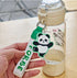 600ml Cute Cartoon Kids Water Bottle with Straw, Strap & Keychain – Leakproof Toddler School Sippy Cup