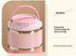 2-Tier Insulated Stainless Steel Lunch Box – Leakproof Stackable Bento Box Tiffin Container for Office, School & Travel (Blue, Pink, Green)