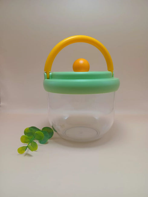 600ml Portable Breakfast & Salad Container with Lid and Spoon – Leak-Proof Yogurt & Overnight Oats Cup