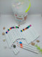 48-Piece Vibrant Acrylic Marker Set – Quick-Dry & Waterproof Art Pens in Portable Storage Tub