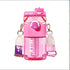 950ml Kawaii Square Water Bottle with Dual Compartments & Fruit Infuser for Kids
