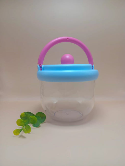 600ml Portable Breakfast & Salad Container with Lid and Spoon – Leak-Proof Yogurt & Overnight Oats Cup