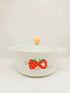 π Kawaii Strawberry Ceramic Soup & Noodle Bowl with Glass Lid