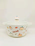 Kawaii Ceramic Cat Ramen Serving Bowl with Glass Lid & Double Handles