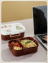 Cute Bento Lunch Box for Kids | 2-Compartment Leakproof Food Container with Spoon
