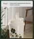 Four-Leaf Clover Insulated Coffee Tumbler – 500ml Stainless Steel Travel Mug with 2-Way Lid, Straw & Strap