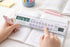 Multi-Function 20cm Ruler with Digital Calculator - Portable & Slim Design