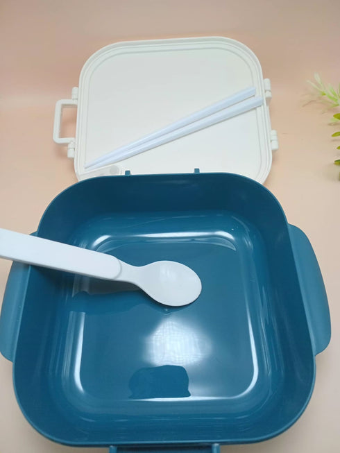 900ml Geometric Bento Lunch Box - Leakproof & Microwave Safe Food Container