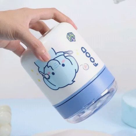 530ml Insulated Stainless Steel Food Jar – Leak-Proof Thermal Soup Cup with Folding Spoon