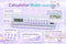 Multi-Function 20cm Ruler with Digital Calculator - Portable & Slim Design