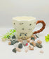 Kawaii Ceramic Animal Mug with Twisted Handle