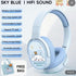 Sanrio Kids Wireless Headphones Set with Plush Bag & Gift Box – Bluetooth 5.4 HiFi Sound