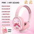 Sanrio Kids Wireless Headphones Set with Plush Bag & Gift Box – Bluetooth 5.4 HiFi Sound