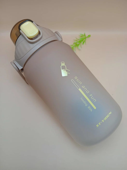 Gradient Sports Water Bottle - 1000ml Frosted Large Capacity Gym Flask
