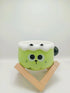 Kawaii Stackable Cat Ceramic Mugs – 400ml Hand-Painted Expression Coffee Cups with Ball Handle