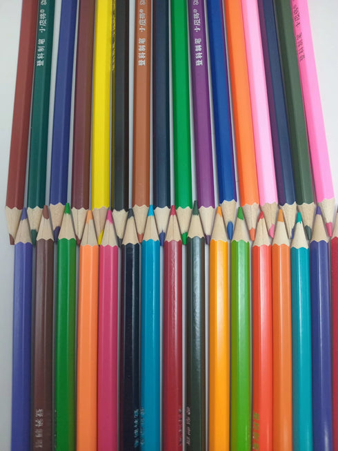 48-Piece Hexagonal Colored Pencil Set with Cylinder Storage Case - Dinosaur Series