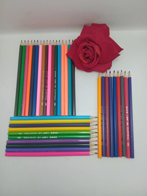 36 Count Hexagonal Colored Pencils Set – Vibrant Art Supplies for Kids & Adults with Cute Squirrel Case