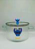 Stitch Glass Ramen Bowl with Lid and Handles