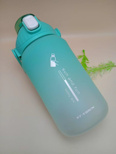 Gradient Sports Water Bottle - 1000ml Frosted Large Capacity Gym Flask