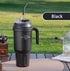 SITARAYURI 1.4liter Insulated Stainless Steel Tumbler with Handle & Straw – Leak-Proof Travel Mug for Hot & Cold Drinks