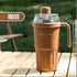 Sitarayuri 600ml Stainless Steel Vacuum Insulated Tumbler with Handle and Dual-Lid