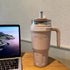 Sitarayuri 1.1L Stainless Steel Insulated Tumbler with Handle & Straw – 7 Colors