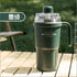 Sitarayuri 600ml Stainless Steel Vacuum Insulated Tumbler with Handle and Dual-Lid