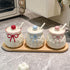Ribbon Bow Ceramic Sugar Bowl with Spoon & Lid – Coquette Aesthetic Spice Jar