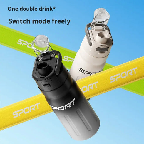 550ml Stainless Steel Insulated Sports Water Bottle | Leakproof Vacuum Flask with Carry Handle