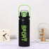Insulated Sports Water Bottle - 600ml Vacuum Sealed Stainless Steel Thermal Flask with Handle, Leak-Proof Gym Reusable Water Bottle