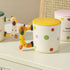 Cute 3D Puppy Ceramic Mug with Lid & 3D Animal Handle – Cartoon Dog Coffee Cup for Animal Lovers
