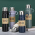 800ml Stainless Steel Vacuum Flask – Double Wall Insulated Thermos Water Bottle for Hot & Cold Drinks (12-24 Hours) with Carrying Handle