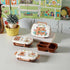 Kawaii Bento Box | Leak-Proof 2-Grid Portable Kids Lunch Box with Snap-On Lid
