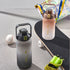 Gradient Sports Water Bottle - 1000ml Frosted Large Capacity Gym Flask