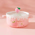 Kawaii Fruit Ceramic Ramen Bowl with Lid & Handles| 1000ml Soup & Noodle Pot