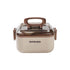2-Section Stainless Steel Bento Lunch Box with Cutlery | Leak-Proof Insulated Tiffin Food Container