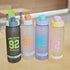 Seiverly 1000ml Frosted Sports Water Bottle – Leakproof Gym & Fitness Flask